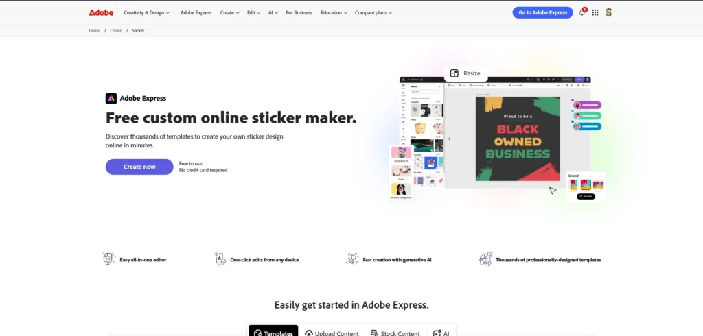Adobe Express AI Sticker Generator-AI Sticker Generator