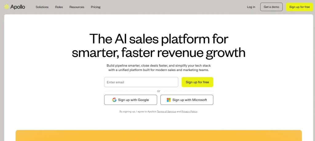 B2B Lead Finder Tool - Apollo
