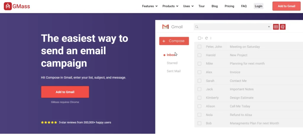 Cold Email Tool - Gmass