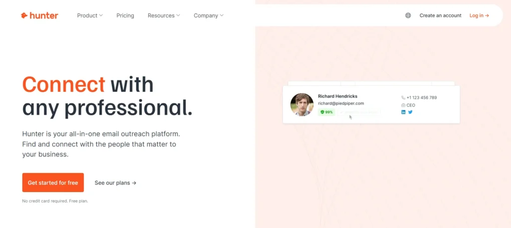 Cold Email Tool - Hunter