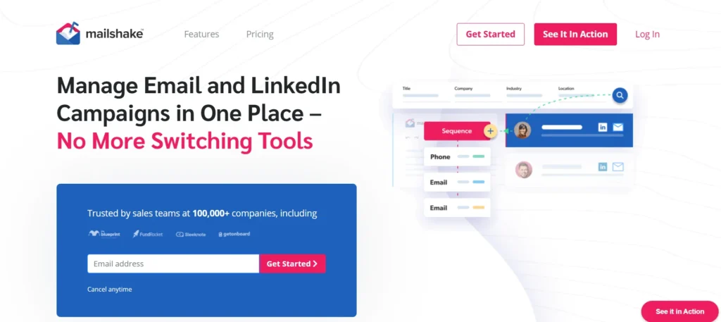 Cold Email Tool - Mailshake