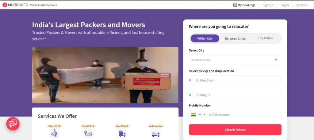 NoBroker Packers and Movers - Packers and Movers in Mumbai