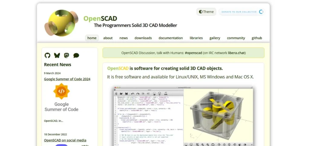 OpenSCAD - Free CAD Software
