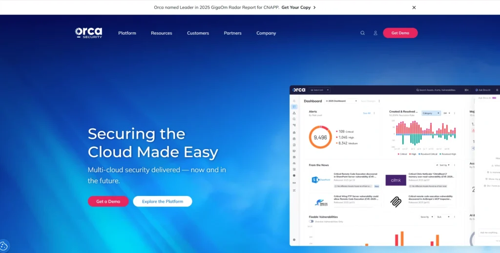 Orca Security-Cloud Security Tools