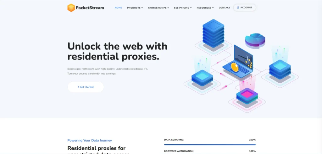 PacketStream-Proxy For Facebook