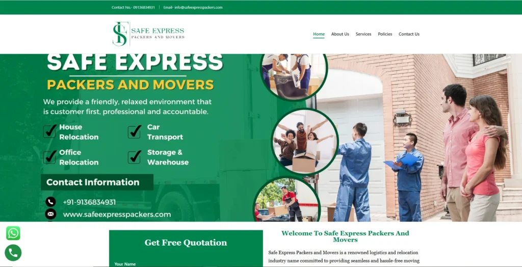 Safe Express Packers and Movers (Indore)-Packers and Movers in Indore 