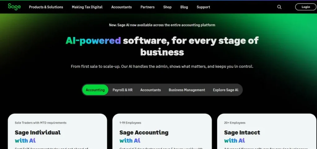 Sage - Financial Management Tools