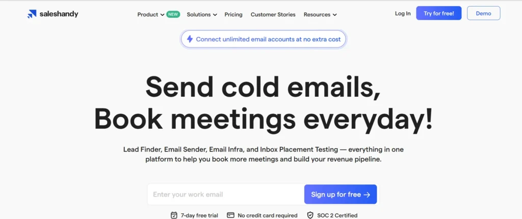 B2B Lead Finder Tool - Saleshandy