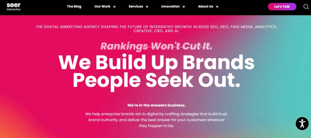 SEO Agency - Seer Interactive