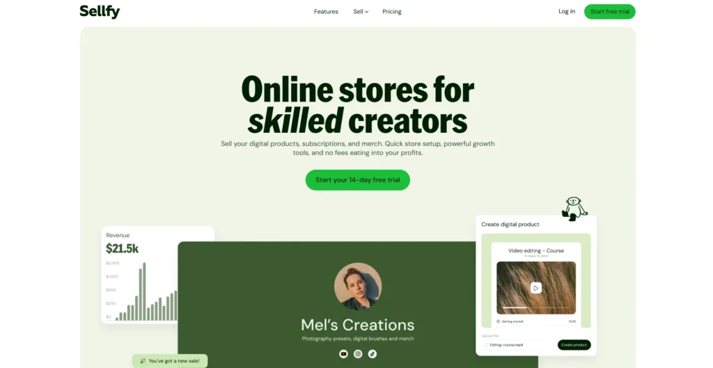 BigCommerce Alternative - Sellfy