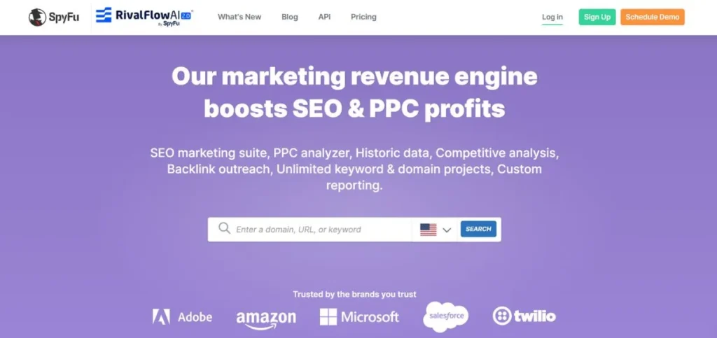SpyFu - SE Ranking Alternatives