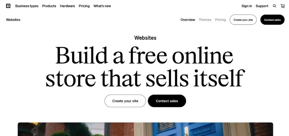 Square Online - SaaS ecommerce platforms comparison
