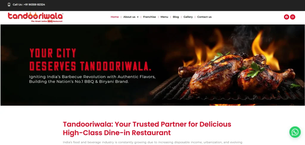 Tandooriwala-FOCO Franchise in India