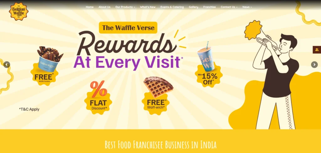The Belgian Waffle Co.-FOCO Franchise in India