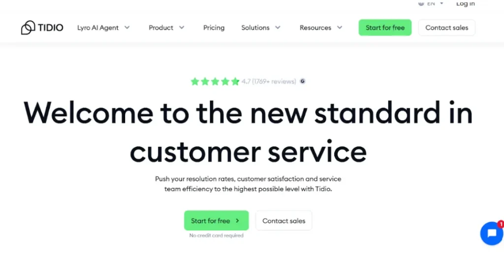 Tidio - Chatbot Builders for Marketers