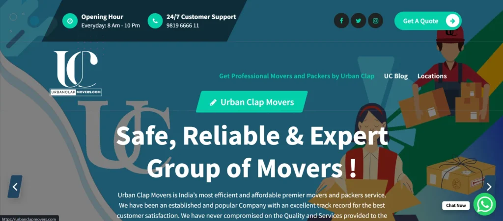 UrbanClap Packers and Movers - Packers and Movers in Mumbai