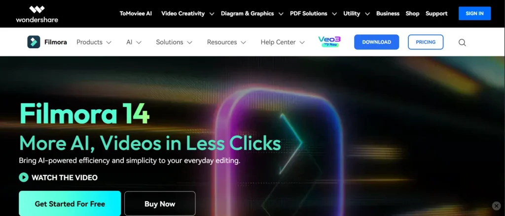 Wondershare Filmora - Clipping Software