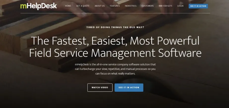 mHelpDesk - Cleaning Business Software