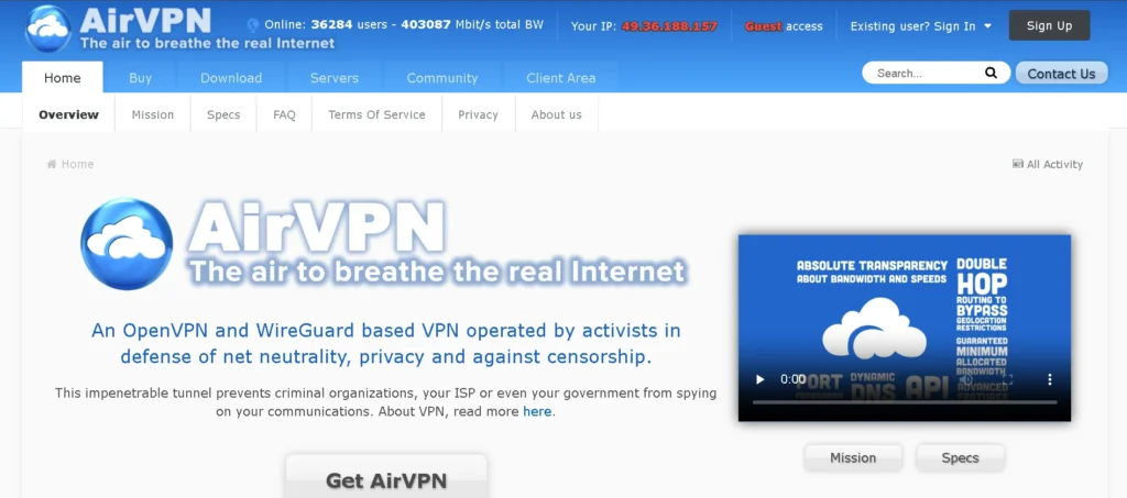 AirVPN-VPN for Linux