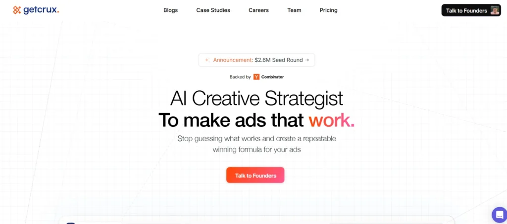 Facebook Ads Spy Tool - GetCrux