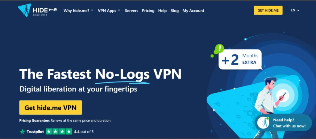 Hide.me - NordVPN Alternatives