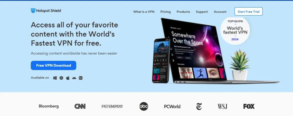 Proton VPN alternative - Hotspot Shield