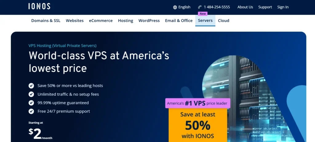 IONOS - VPS hosting provider