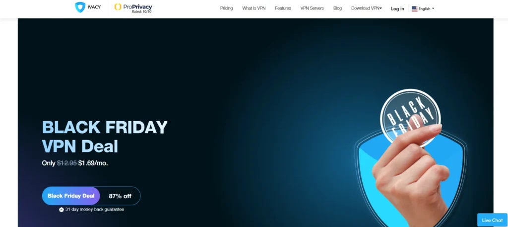 Proton VPN alternative - Ivacy VPN