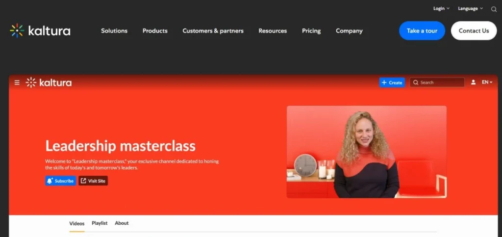 Kaltura - OTT App Development Companies