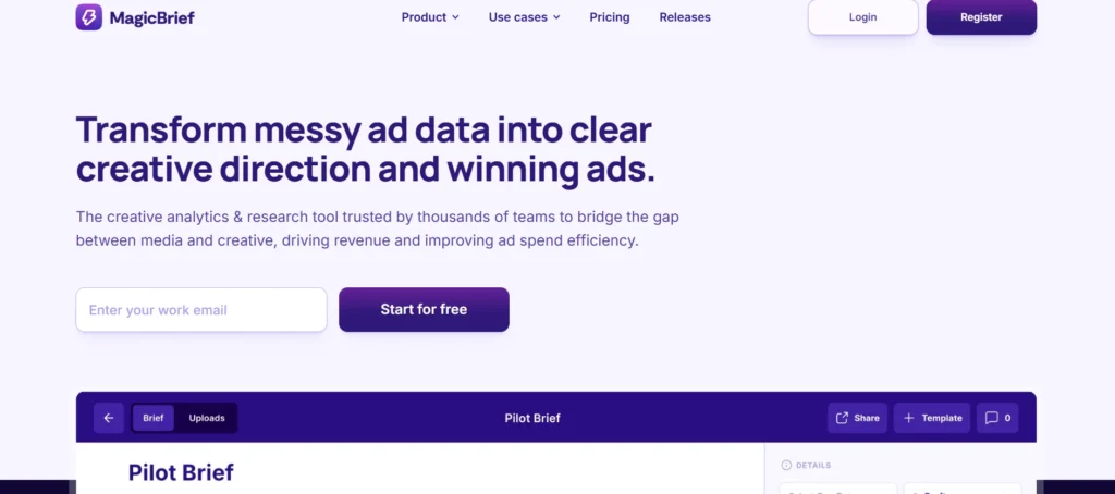 Facebook Ads Spy Tool - MagicBrief