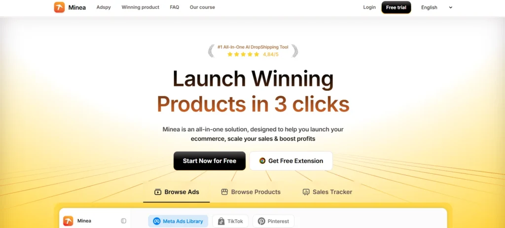 Facebook Ads Spy Tool - Minea