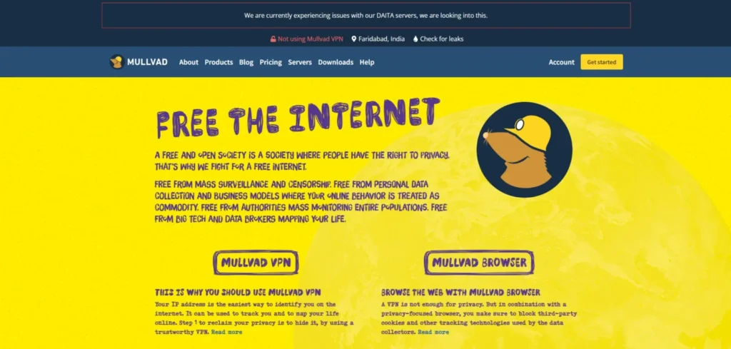 Proton VPN alternative - Mullvad VPN