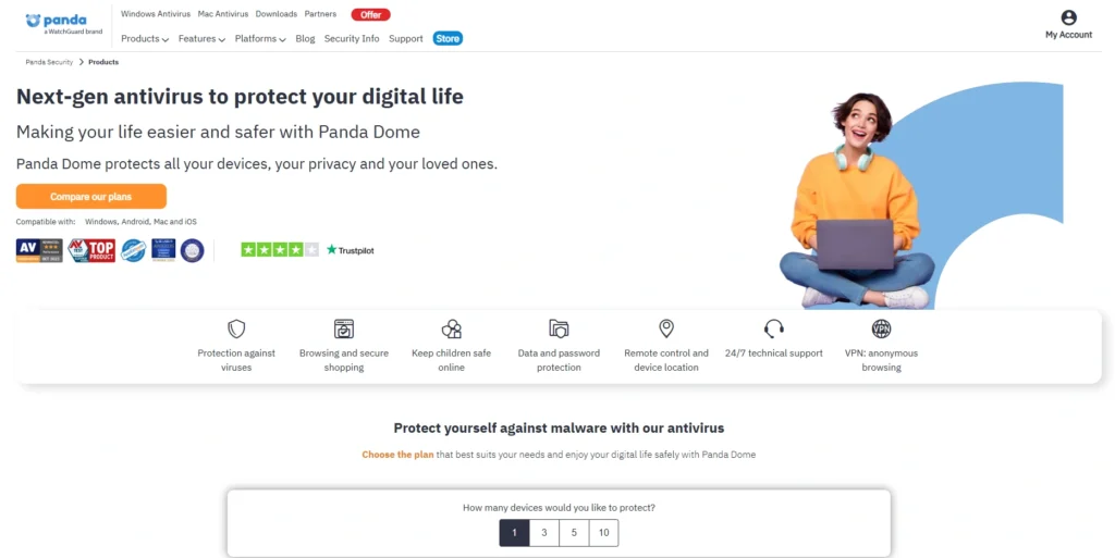 Panda Dome-Virus Protection Software