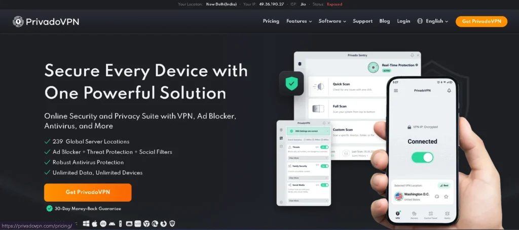 PrivadoVPN-VPN for Linux
