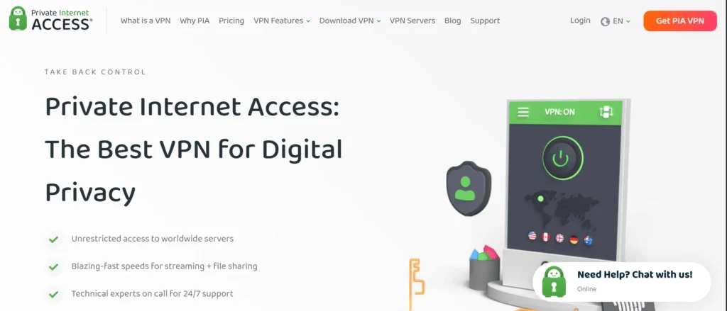 Private Internet Access (PIA) - VPN for Windows