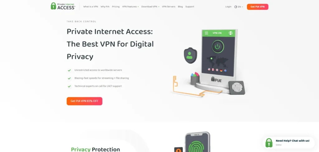 Proton VPN alternative - Private Internet Access