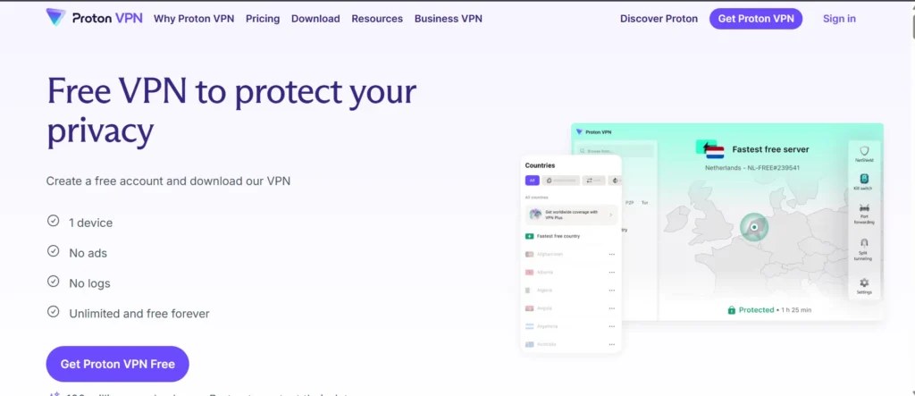 Proton VPN - VPN for Windows