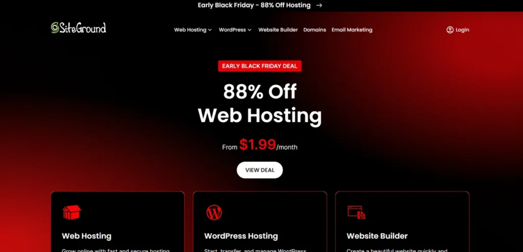Cheap Hosting Provider - SiteGround