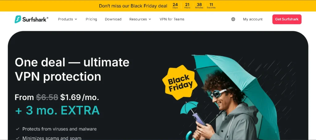 Surfshark-VPN for iOS