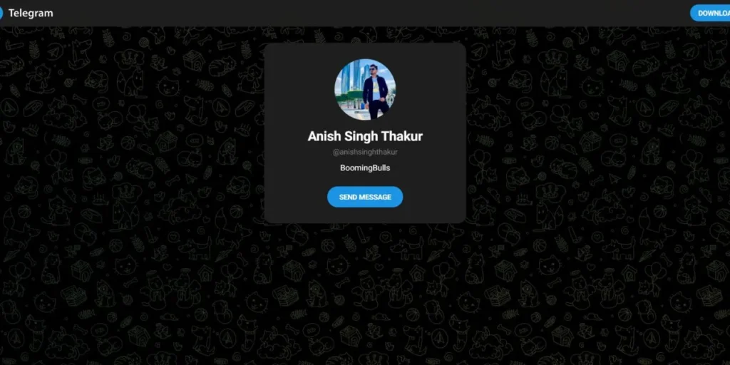 Telegram Channels for Stock Market - Anish Singh Thakur