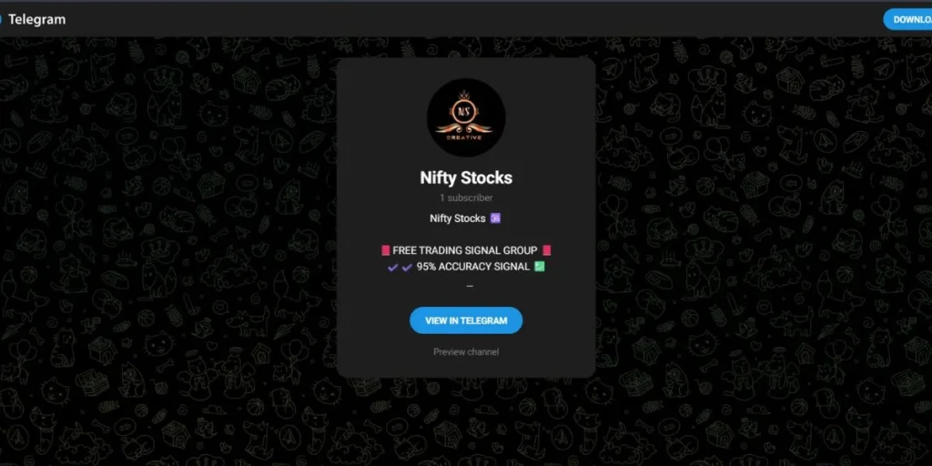 Telegram Channels for Stock Market - Nifty Stocks