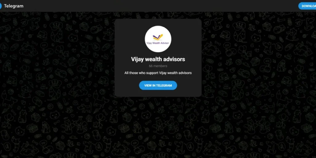 Telegram Channels for Stock Market - VIJAY WEALTH ADVISOR