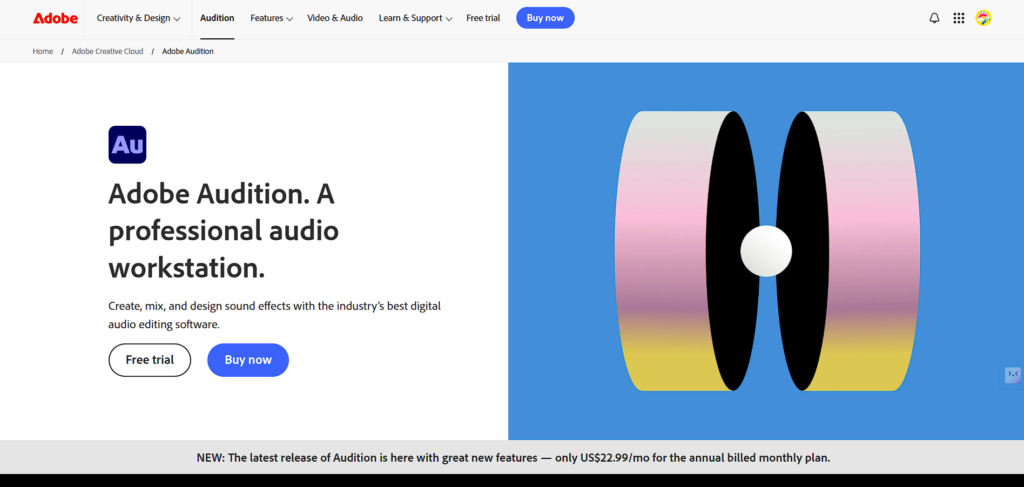 Music Recording And Editing Software -  Adobe Audition