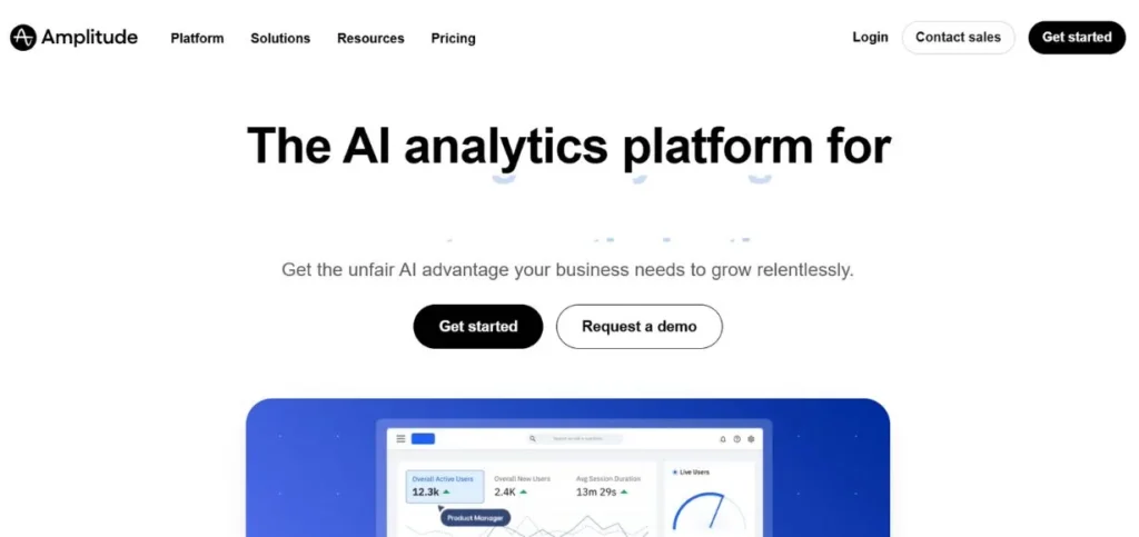 Amplitude - Marketing Analytics Platforms