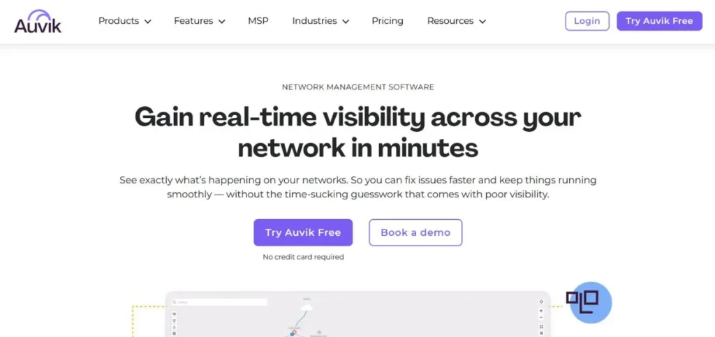 Auvik - Server Monitoring Tools