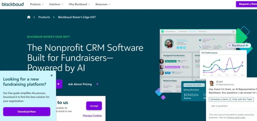 Blackbaud Raiser's Edge NXT - Donor Management Software
