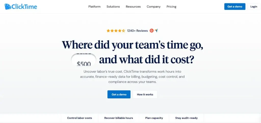 ClickTime - Time Tracking Software