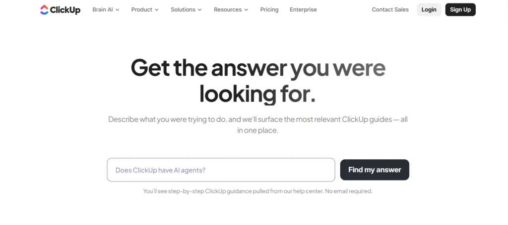 ClickUp  - Bug Tracking Software