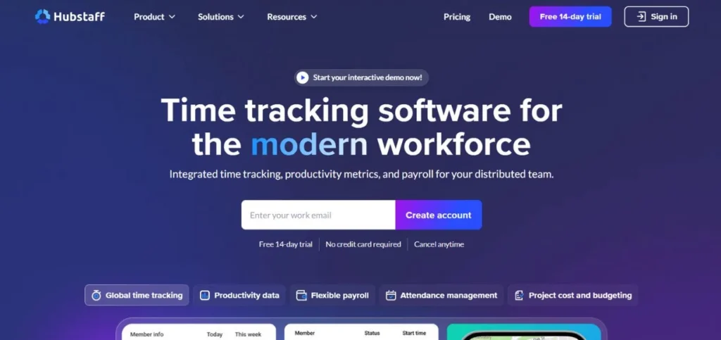 Hubstaff - Time Tracking Software