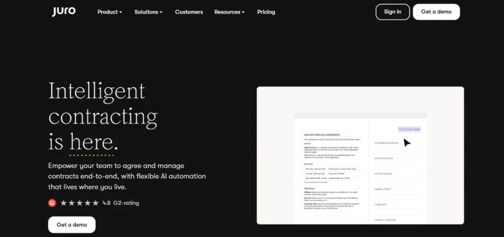 Juro - Contract Management Software